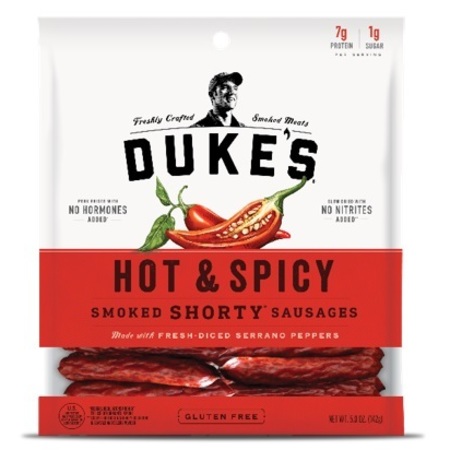 DUKES Duke's Hot And Spicy Smoked Shorty Sausages 5 oz., PK8 1601201274